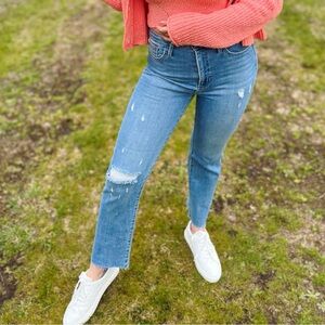 Just Black Blue Distressed Jeans